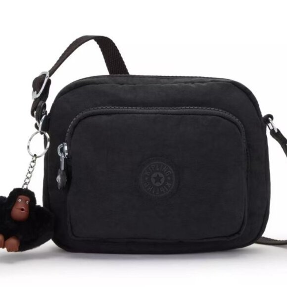 NWT KIPLING Dusty Taupe Nylon Huebi Crossbody - Picture 5 of 8